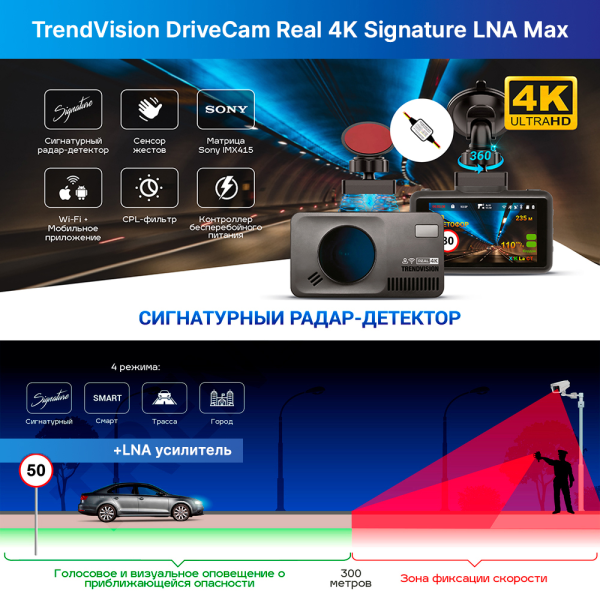 Купить  TrendVision DriveCam Real 4K Signature LNA Max-1.png